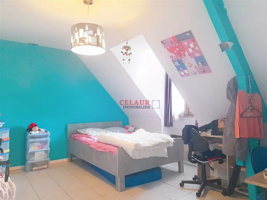 Maison familiale, sous-sol total et jardin.