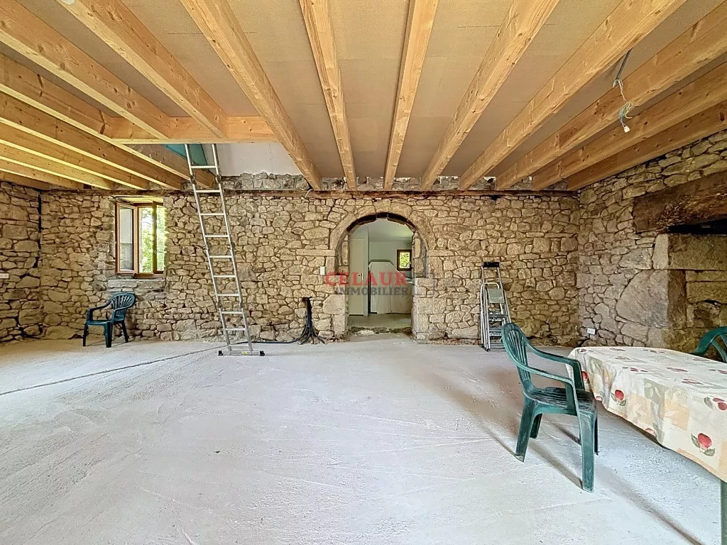 Maison pierre avec d&eacute;pendance et terrain