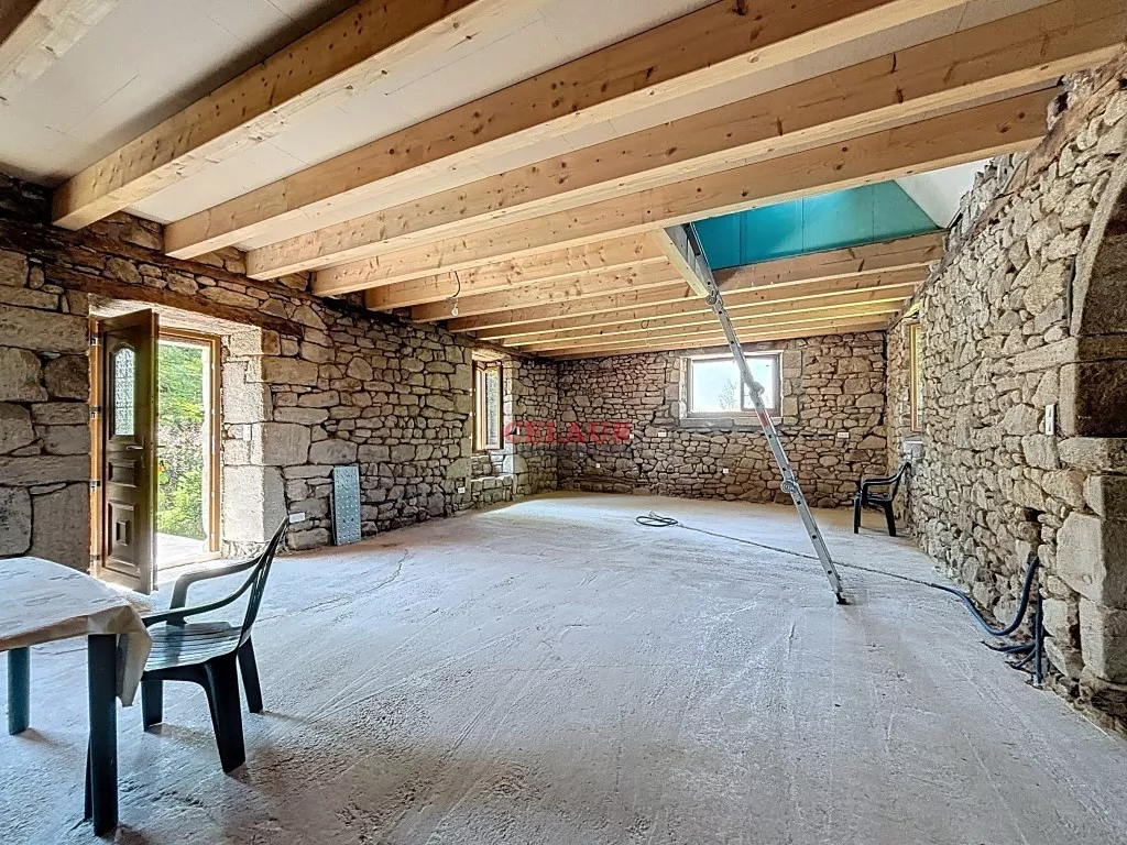 Maison pierre avec d&eacute;pendance et terrain