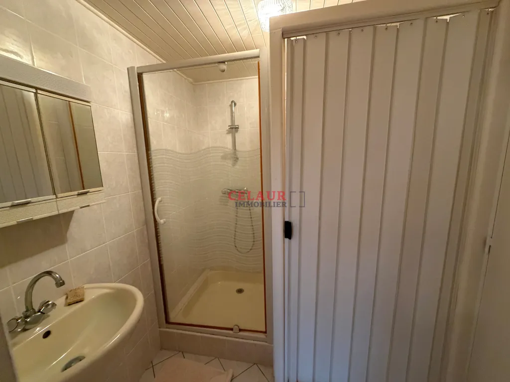 Maison de bourg en campagne avec garage et terrain